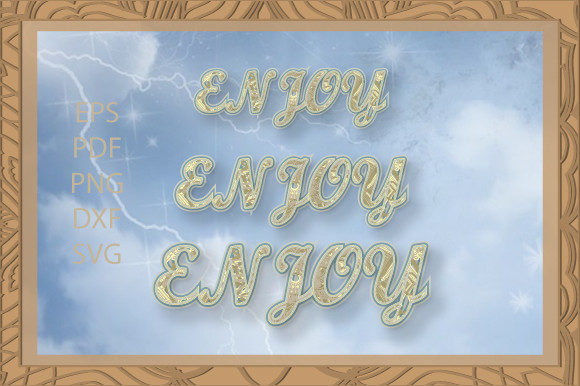 3d Luxurious Enjoy Floral Layer Design27 for Graphics and Crafts