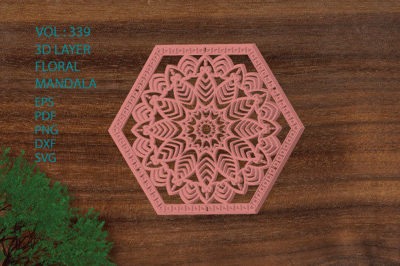 3d Mom s Layer Mandala Design Bundle for Graphics and Crafts