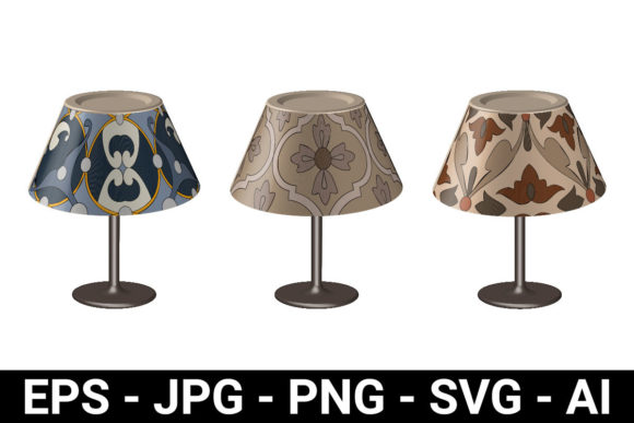 3D Table Lamp Perfect for Design Project in Home Amp Graphics