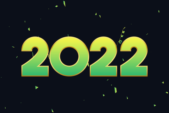 Colorful 2022 Golden Text Clip Art: A Designer's Real-World Review