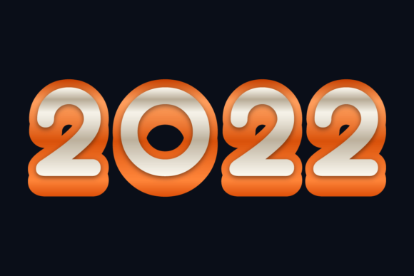 Happy New Year 2022 Text Font Style: Essential Graphics for Sellers