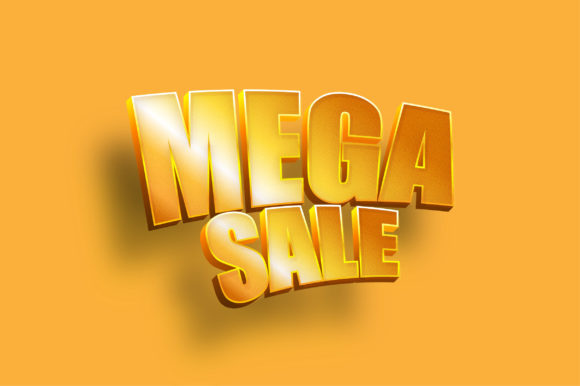 Mega Sale Offer Graphics for Handmade Product Design