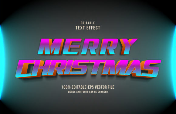 Merry Christmas 3d Text Effect Review