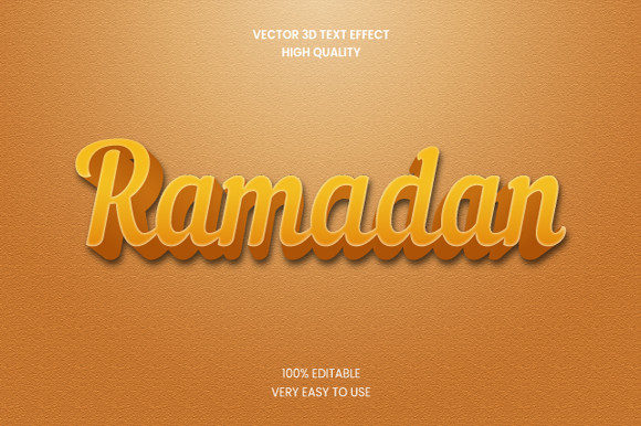 Ramadan 3d Text Style Effect Mockup Review