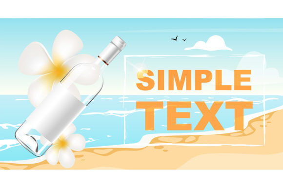 Vodka Realistic Vector Product Ads for Graphics and Crafts